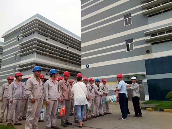 园区总工会送清凉，慧聚接棒暖人心